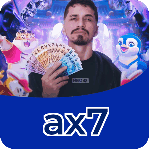 Números do app ax7 em material de marketing — ilustração, não auditoria
